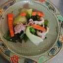 チンゲン菜/豚肉炒め